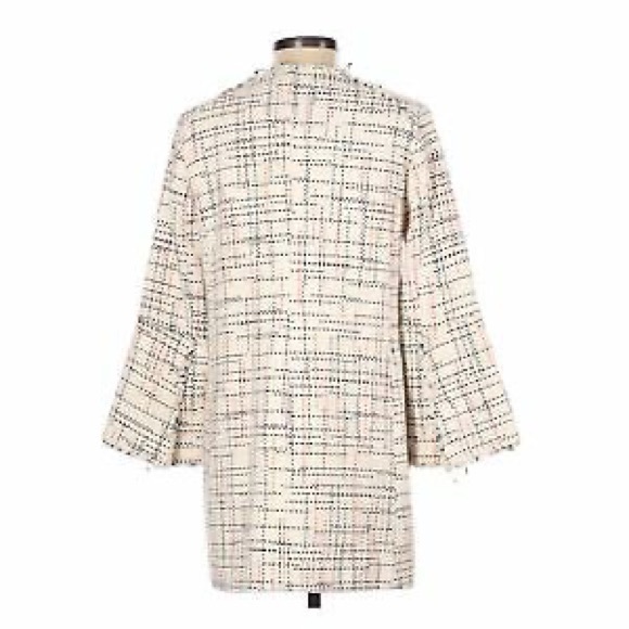 Banana Republic Tweed Collarless Jacket Size S - Picture 4 of 13